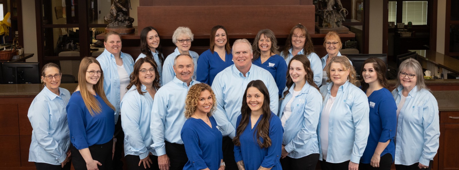bank of baker employee group photo