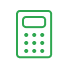 icon illustration of a calculator